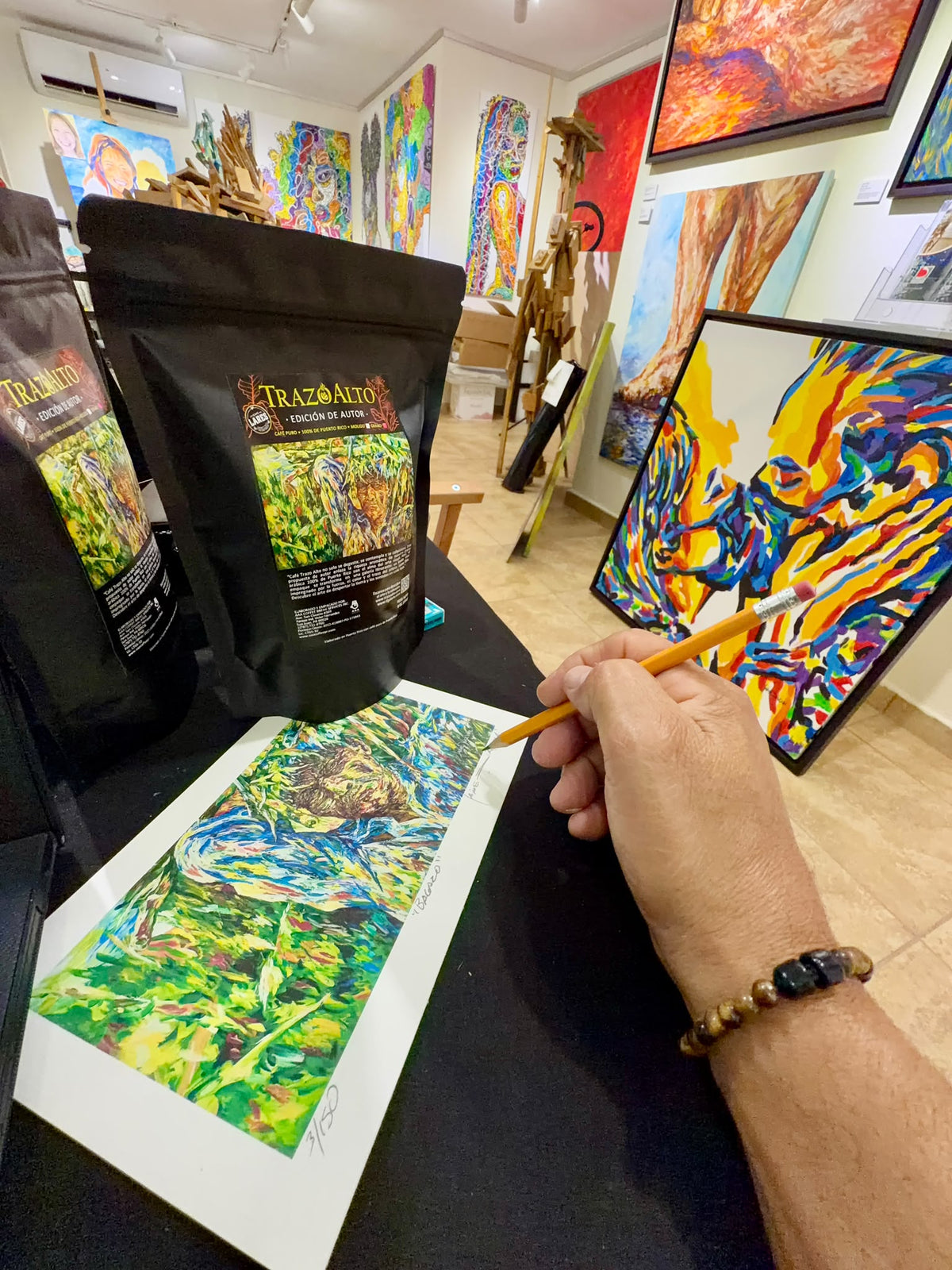 Limited Edition Art & Coffee Set - "EDICIÓN DE AUTOR" (Artist's Edition) 8.OZ