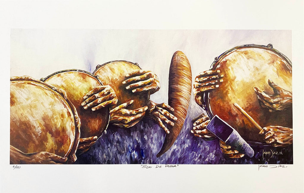 "SON A CUATRO MANOS" / Limited Edition Fine Art Print